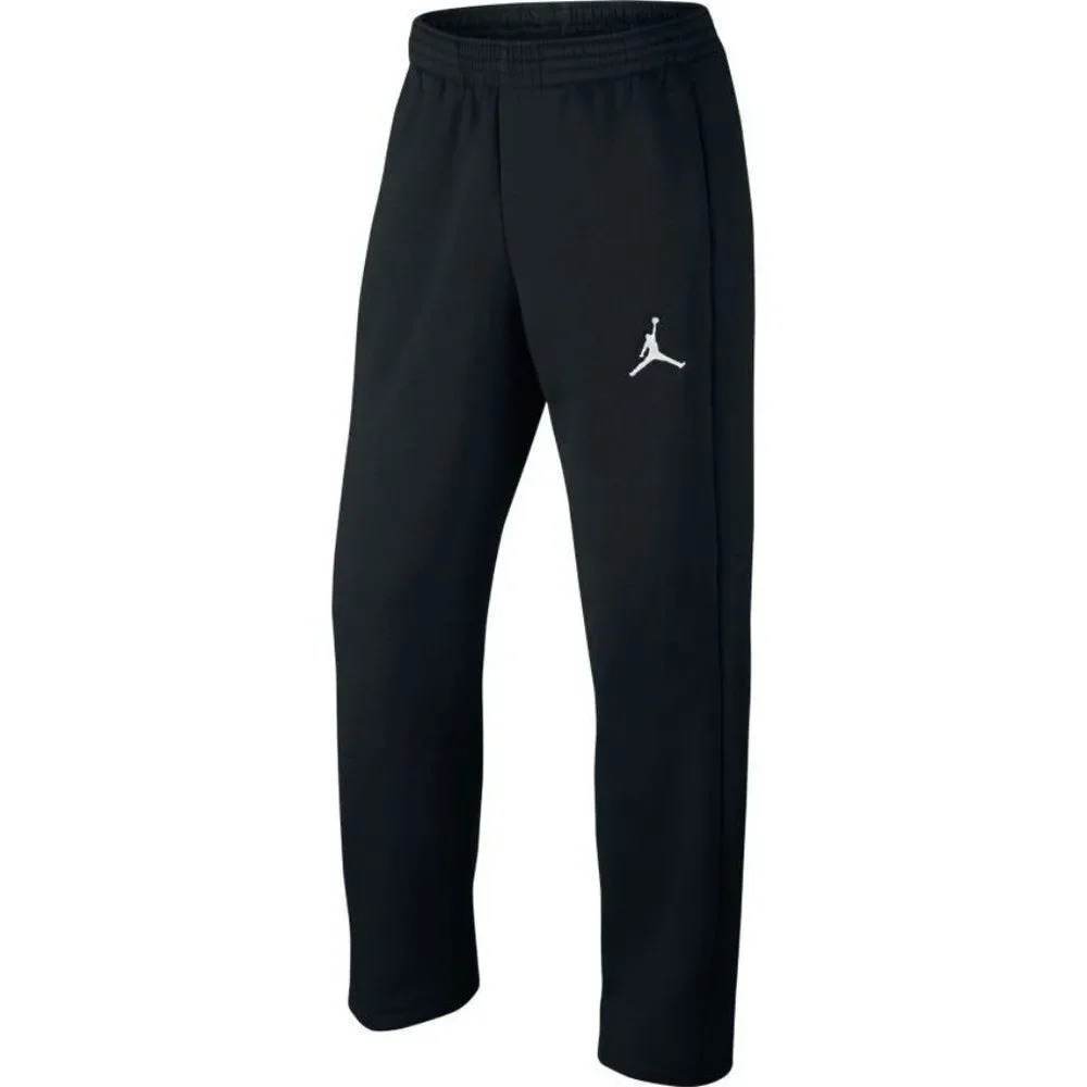 Nike Air Jordan Boys Therma Fit Black Track Pants Size Medium
